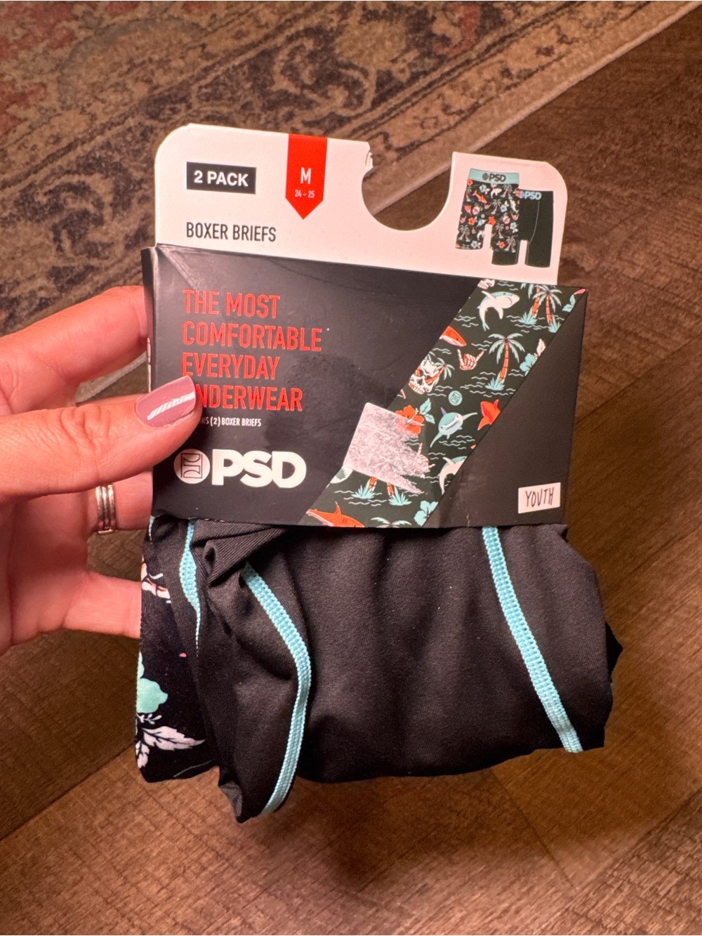 NEW PSD Youth Boxer Briefs 2 Pack